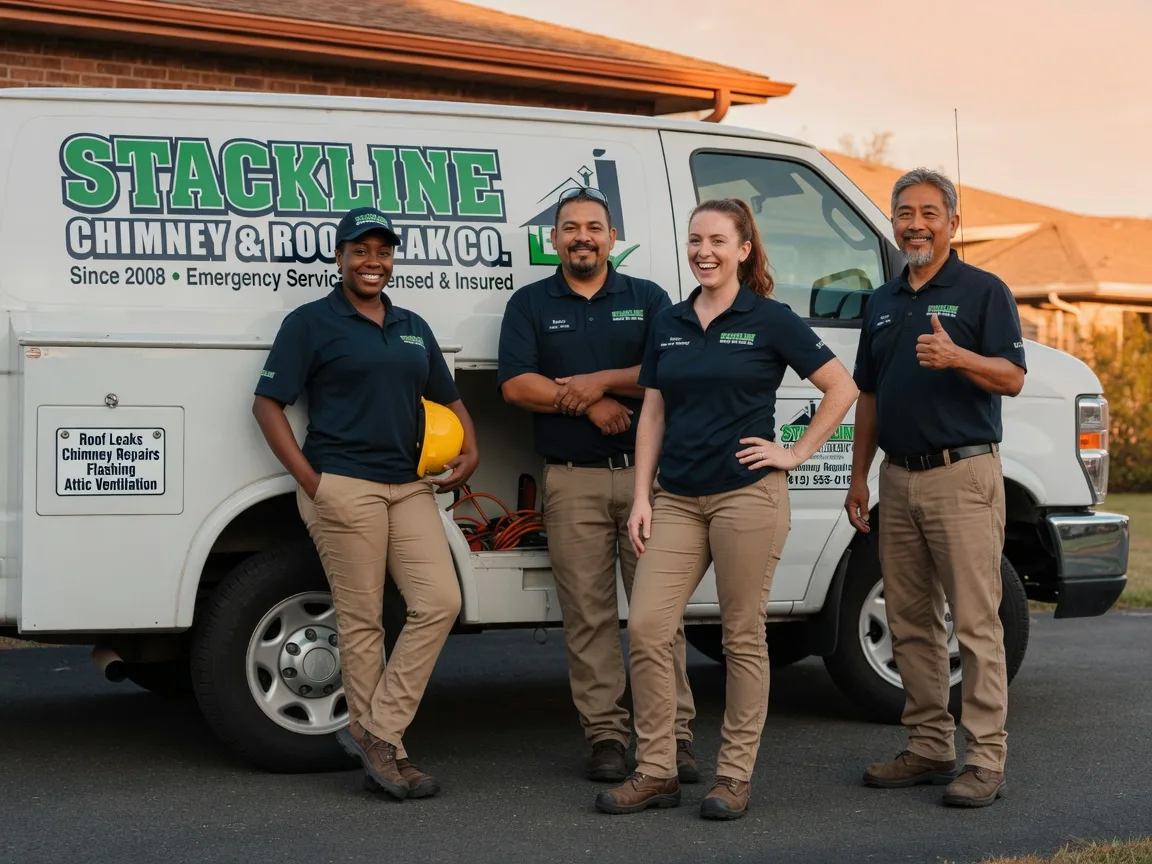 Chimney flashing repair company in Doyline, LA